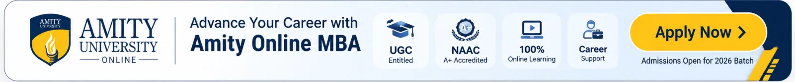 Step-by-Step Guide: Online MBA Admission at Amity University